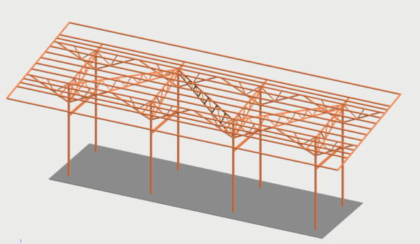 Downtown bar in Austin, Texas. New renovations to include structural steel canopy engineered by AMO.